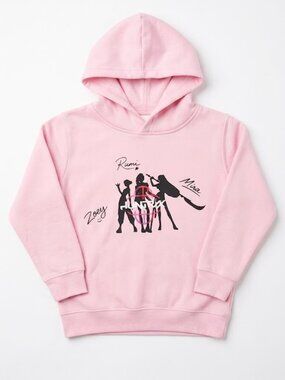 NEW Made to Order Pink Custom Youth Kids Long Sleeve Hoodie